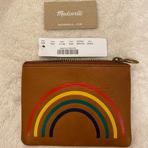 NWT Madewell Leather Pouch Wallet